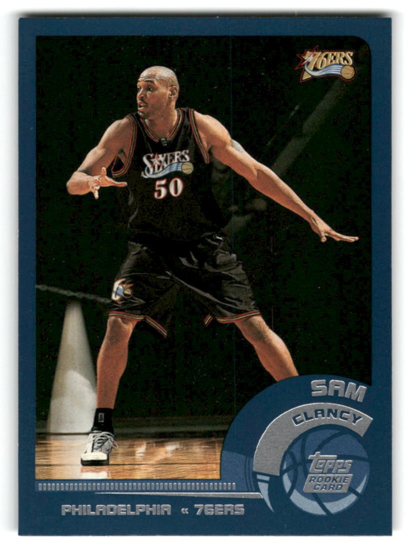 2002-03 Topps #211 Sam Clancy | Philadelphia 76ers