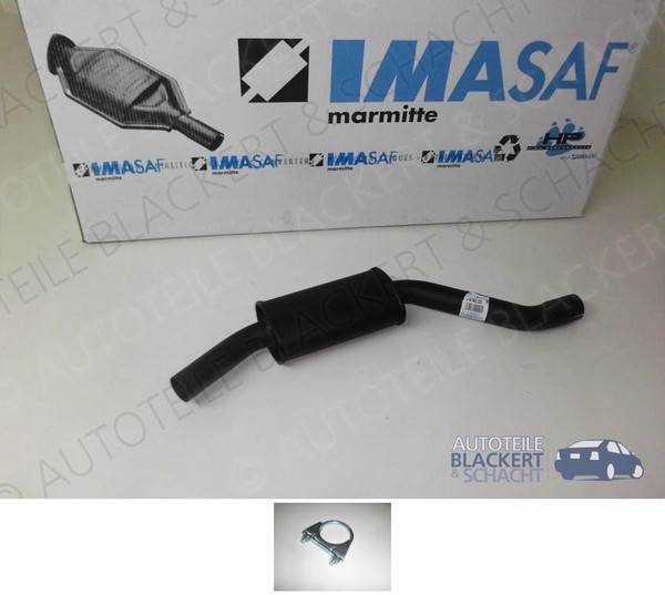 Imasaf Auspuff VorschalldäMpfer VSD für Fiat 124 Spider 1800 Rally Abarth-image