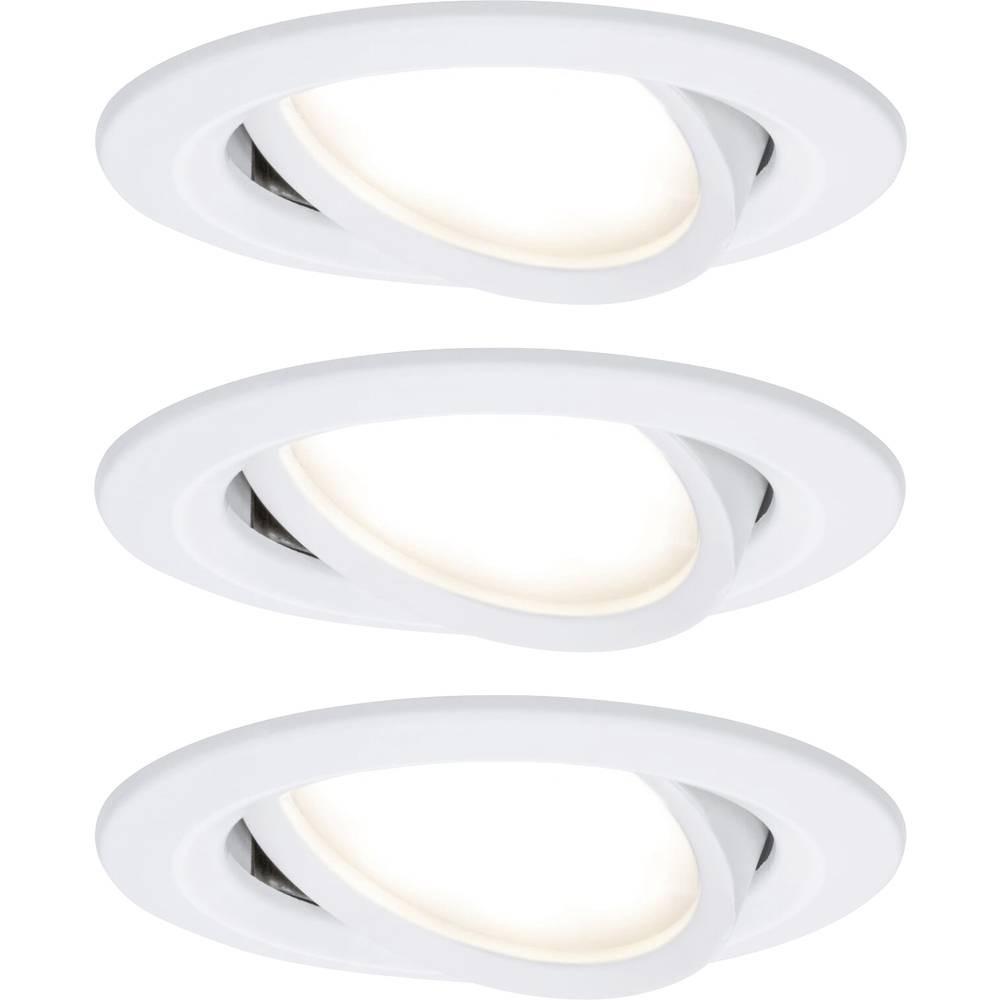 Luminaire LED encastrable Paulmann Coin Slim pour faux plafond peu profond