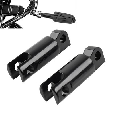 Pair Male Mount Foot Peg Extensions For Harley Sportster Softail Dyna Touring US
