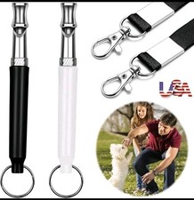 Dog Training Whistle Ultrasonic Adjustable High Pitch Call Recall Stop Barking