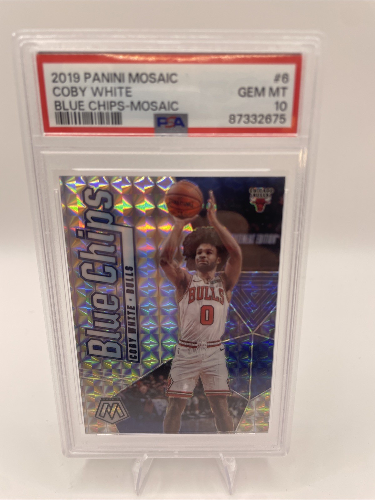 coby white psa 10 Blue Chips Chicago Bulls ￼￼