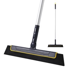 Yocada Floor Squeegee Broom EVA Foam Blade Aluminum Pole for Shower Bathroom ...