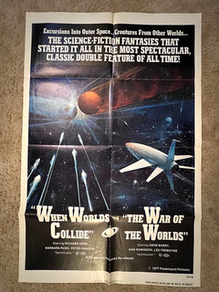 Whe Worlds Collide/La guerra dei mondi 1953 locandina film 27x41 Gene Barry