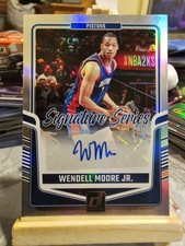 2024 Panini Donruss Wendell Moore Jr Auto Holo Signature Series #SS-WMJ MINT 🔥