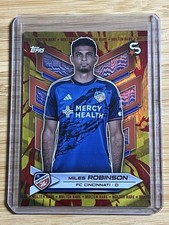 2024 Topps Mls Superstars - Miles Robinson #12 Rare Molten Fire Spot