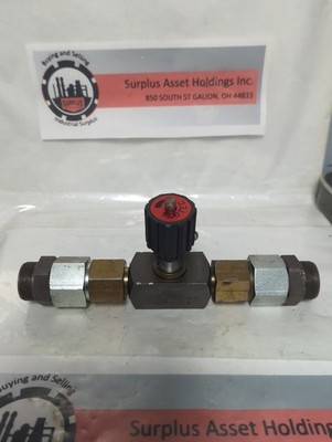 FLUTEC,DV-12-1.1/12V,FLOW CONTROL VALVE ASSEMBLY 350 BAR PRE-OWNED
