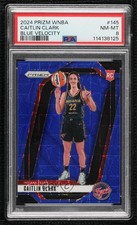 2024 Panini Prizm WNBA Blue Velocity Prizm Caitlin Clark #145 PSA 8 0b5
