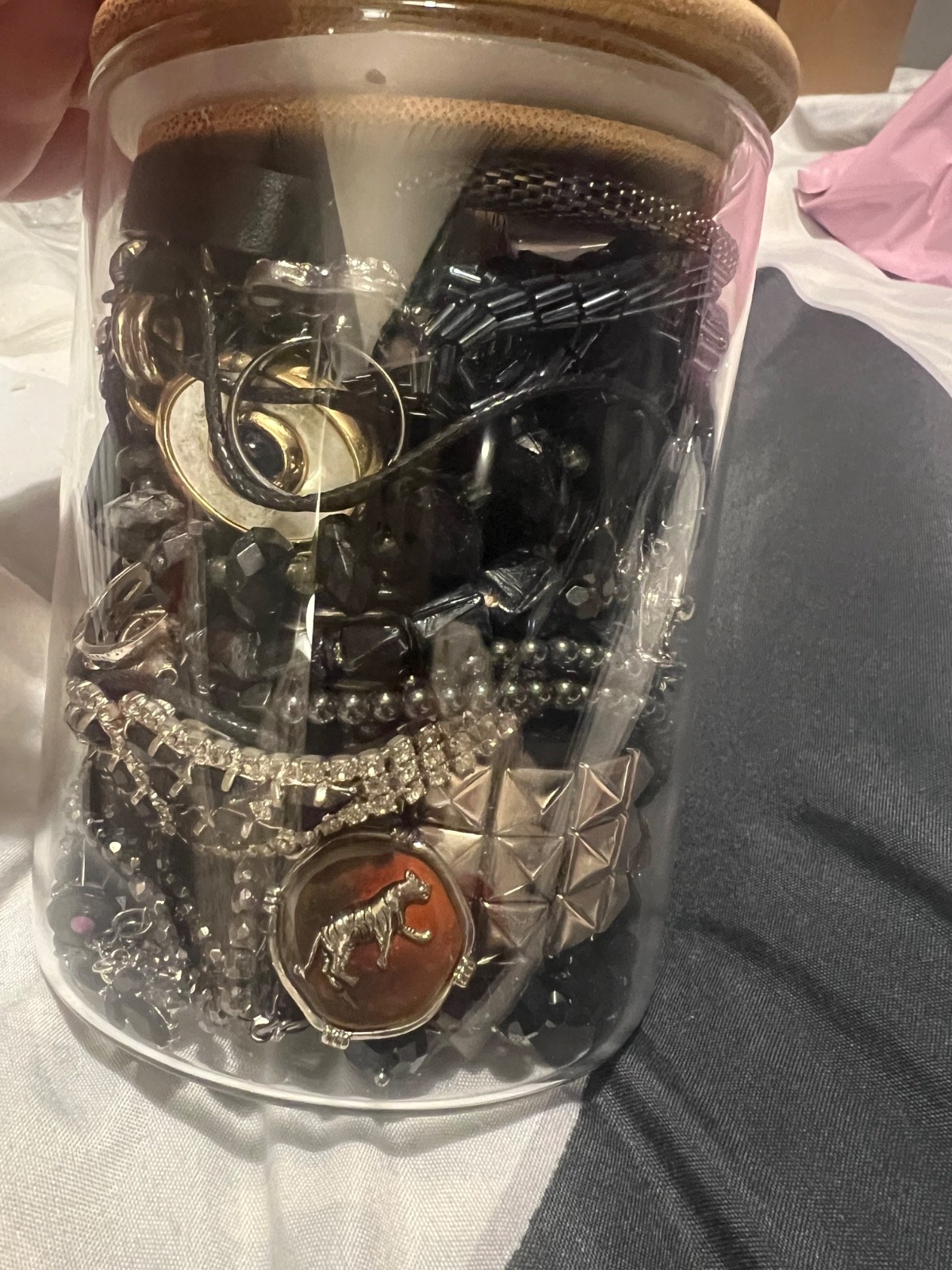 Mystery Jewellery Jars Multiple Colours Great Size Joblot Mixed Bundle