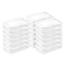 Sterilite 41 Qt Storage Box, Stackable Plasti...