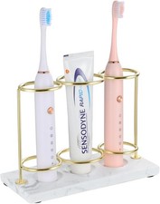 Electric Toothbrush Holder 3 Slots 2-Layer Resin Electric Toothbrush Holder