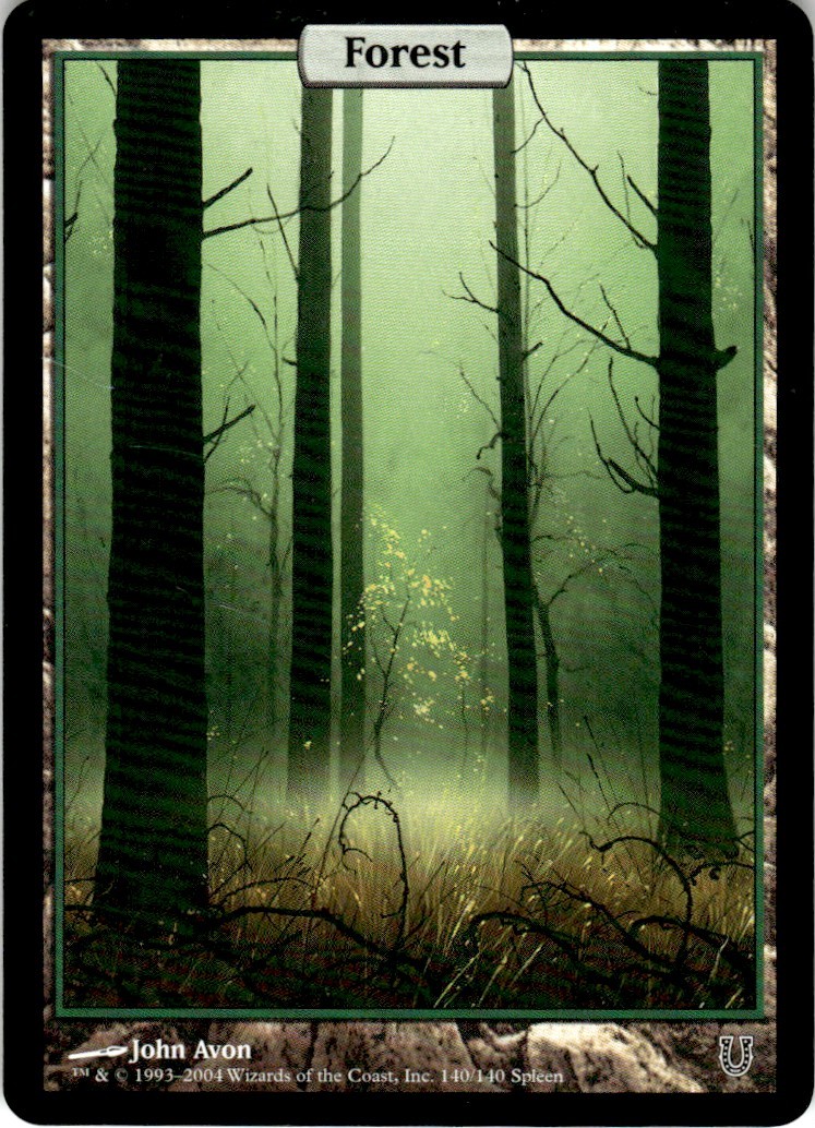 2004 Unhinged Magic The Gathering Forest 140/140 NM