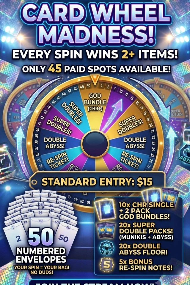 SPIN, CHOOSE, WIN AND SHIP/ SPIN THE WHEEL MADNESS