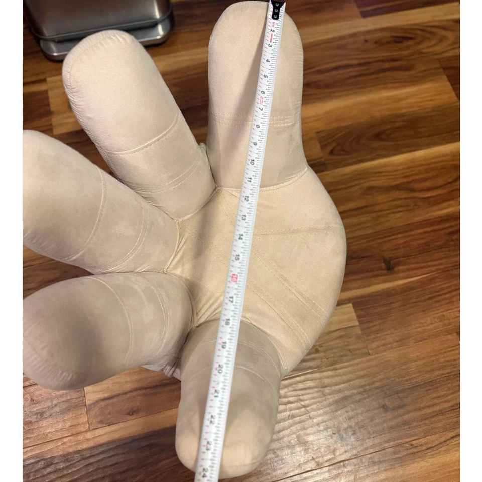 Silla con brazo giratorio vintage para niños arte pop beige muebles retro raros Foto 4 de 4