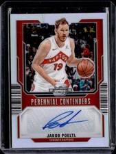 2023-24 Panini Contenders Optic #PA-JPT Jakob Poeltl Perennial Autographs /125
