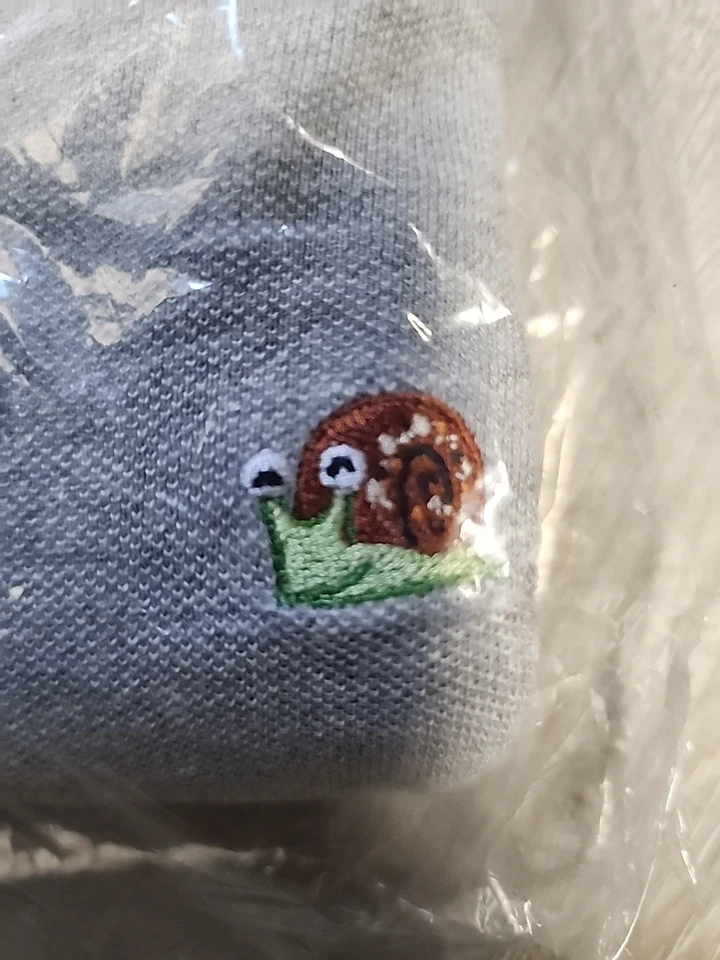 Polo Paul Frank Caracol Logo Gris Tejido Algodón Niñas Juniors Grande Foto 2 de 4