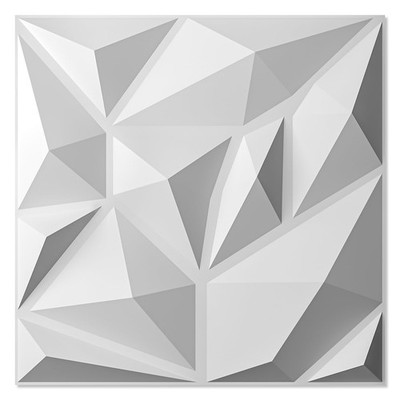 Art3d 20 Pack Decorative 3D Wall Panels for Interior 11.8''x11.8'', Frost White 