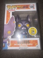 Funko Pop! Animazione Dragon Ball Z Metallic Beerus #120 SDCC 2016 Esclusiva