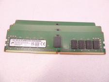 Lot of 4 Matched Micron 16GB 2Rx8 PC4-3200AA MTA18ASF2G72PDZ ECC REG Server Ram