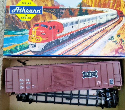 KIT coche de caja escala HO Athearn Frisco 40' SLSF 42106 | Condition: New