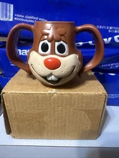 Vintage Nestle Quik Chocolate Rabbit Cup with Ear Handles