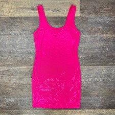 Forever 21 metallic pink mini dress size medium M B153
