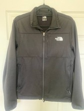The North Face Men  s Apex Bionic Softshell Jacket Black Size M Windproof Zip Up