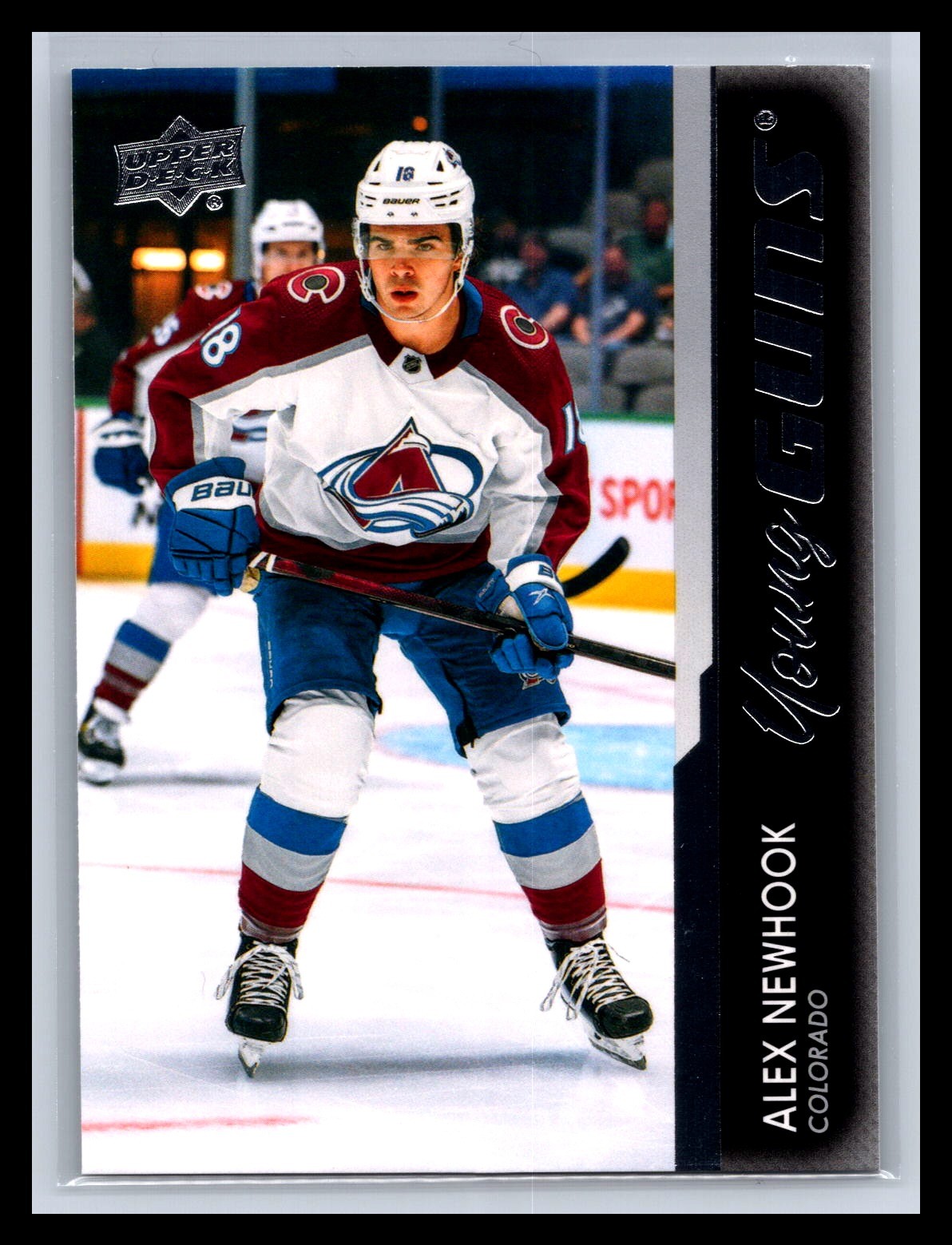 2021-22 Upper Deck #461 Alex Newhook Young Guns Rookie RC Colorado Avalanche
