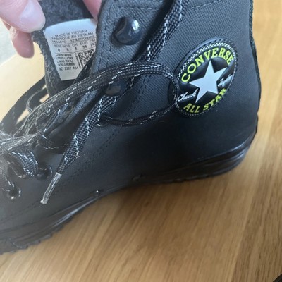 CONVERSE ALL STAR BLACK LABEL CANVAS RETRO HI TOP BASEBALL BOOTS SNEAKER UK 6