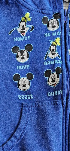 Disney Mickey Mouse y Plutón Sudadera con Capucha con Cremallera Niños Talla XS 4/5 - Imagen 2 de 11