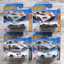 4 x Hot Wheels GULF - '67 Ford GT40 Mk.IV & Aston Martin Vantage GTE
