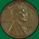1931 Lincoln Wheat Cent Choice Almost Uncirculated AU+ Coin #41542