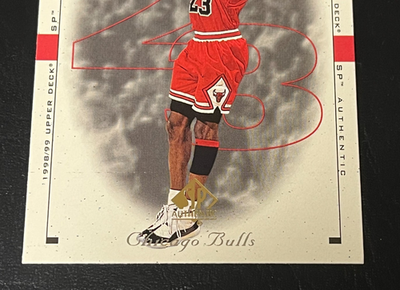 Michael Jordan 1998-1999 Upper Deck SP Authentic Premium Card #9