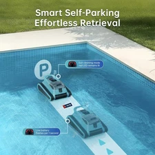 Robotic Pool Cleaner for Inground Pools Wall Climbing Wall & Waterline Cleaning