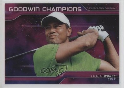 2023 Goodwin Champions Platinum Horizontal Cosmic 129/199 Tiger Woods #P52 u0h