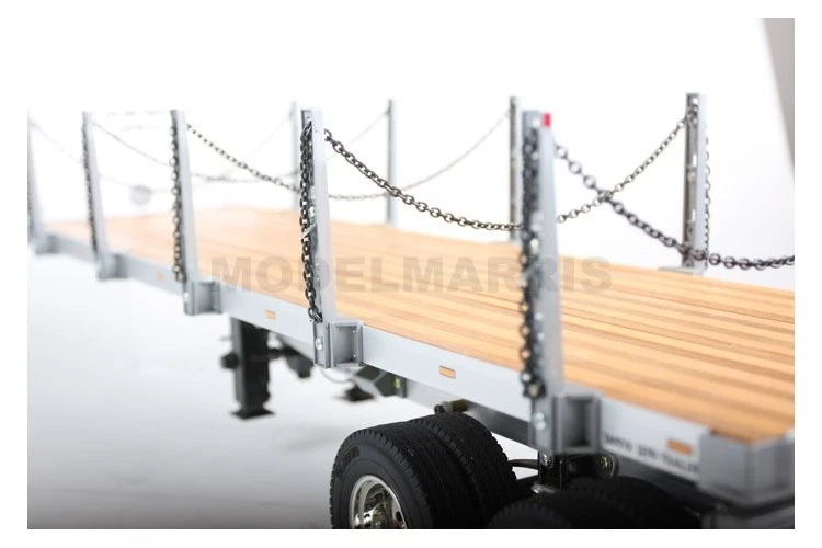TAMIYA 56306 1/14 RC Flatbed Semi-Trailer - Immagine 3 di 4