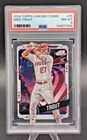 2024 Topps Chrome Cosmic #35 Mike Trout Angels - GRADED PSA 8 NM-MT - Free Ship