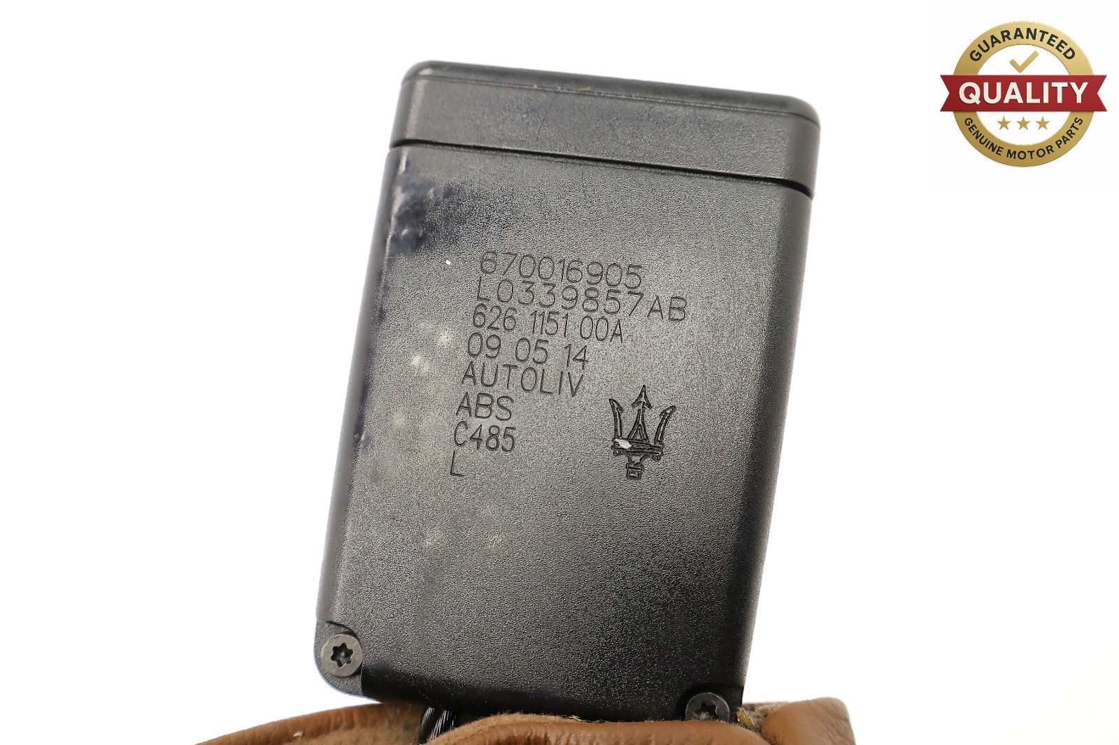 2014 - 2024 MASERATI QUATTROPORTE FRONT LEFT SEAT BELT SAFETY BUCKLE OEM