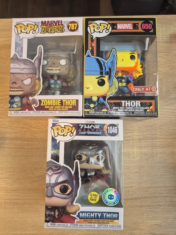 Funko Pop Thor Lot Exclusives