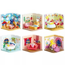 Kirby Wonder Room Diorama Figures Set of 6 Collectible Toys Playroom Furniture