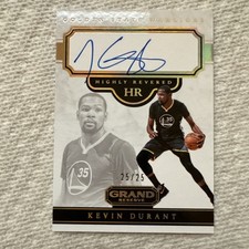 2016-17 Panini Grand Reserve Kevin Highly Revered On Card Auto 25/25
