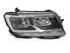 Scheinwerfer Halogen Rechts für VW Tiguan 2 AD Bj. 16-20 Stellmotor DRL H7 TYC