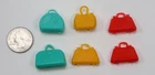 Vintage Barbie Clone Plastic Handbag Purse Lot Of 6