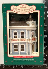 NIP 1988 HALLMARK KEEPSAKE ORNAMENT HALL BROS CARD SHOP QX401-4