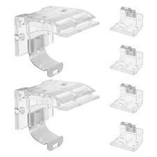 6 Pcs Curtain Track Installation Accessories Blinds Bracket Mount Holder