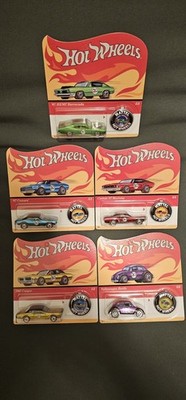 Hot Wheels 2017 Redline 50th Anniversary Full Set 5/5 Top Zustand 