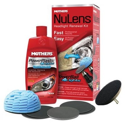 Headlight Lens Restoration Kit for Car with Clear Coating UV Protection