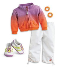 American Girl McKenna's WARM UP OUTFIT Jacket SET for McKenna gymnastics Doll