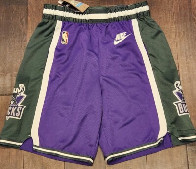 Nike Milwaukee Bucks Classic Edition Basketball Shorts - NWT