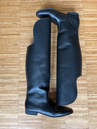 Kürassier Stiefel (Krefeld) schwarz mit hellem Lederfutter (Gr. 45, Wade 41 cm) - Bild 4 von 11